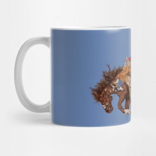 Vintage rodeo cowboy Mug